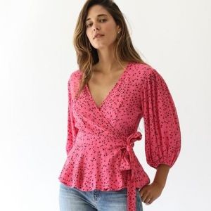 GANNI blouse (like new, medium size)